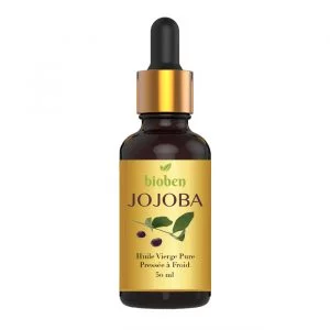 Huile de Jojoba BIOBEN 50ml 100% Pure et Naturelle. Pressée à Froid.